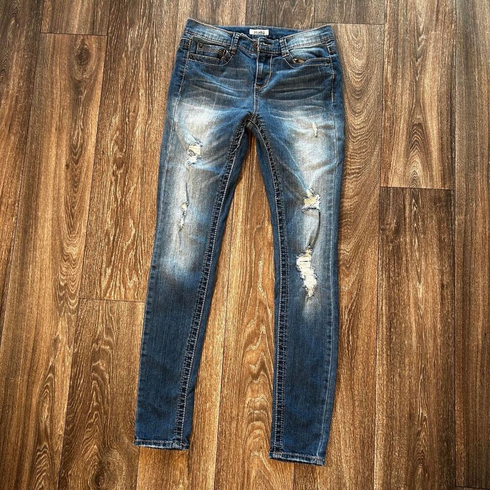 Mudd Distressed Skinny Jeans  Size 5 y2k